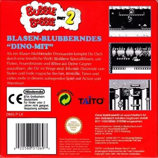 Bubble Bobble Part 2 dos