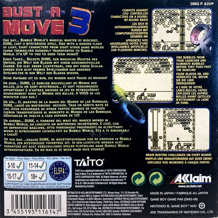 Bust-A-Move 3 DX - Dos