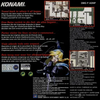 Castlevania Legends dos