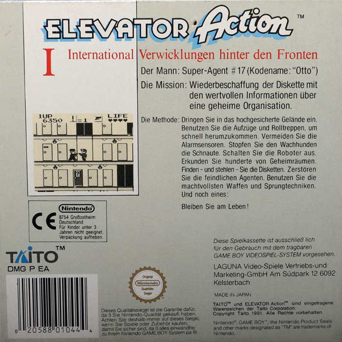 Elevator Action - Dos