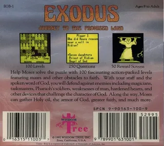 Exodus : Journey to the Promised Land dos