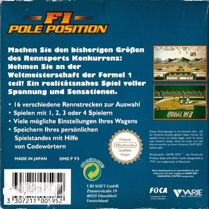 F1 Pole Position - Dos