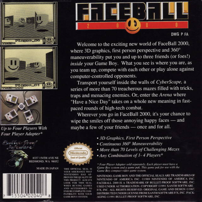 Faceball 2000 - Dos