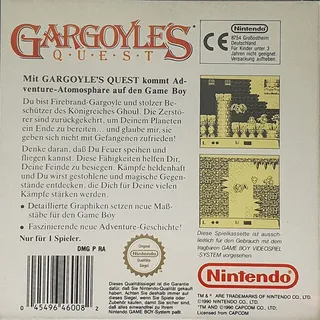 Gargoyle's Quest dos