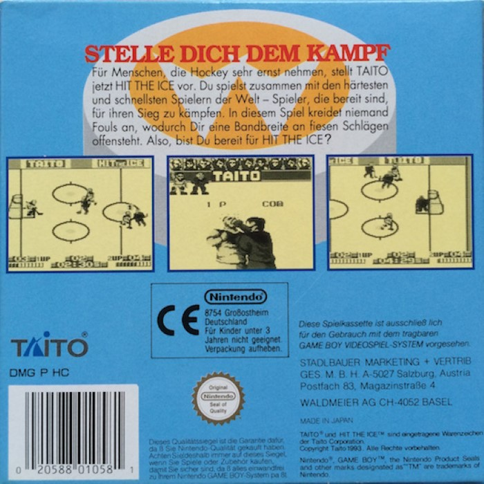 Hit the Ice : The Video Hockey League - Dos