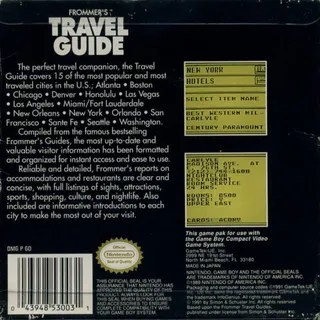 InfoGenius Productivity Pak - Frommer's Travel Guide dos
