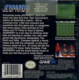 Jeopardy! : Teen Tournament dos