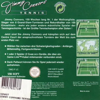Jimmy Connors Tennis dos