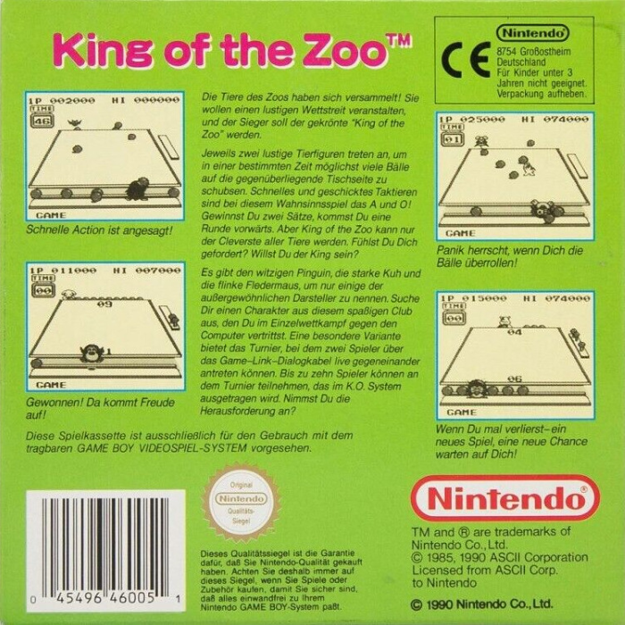 King Of The Zoo - Dos