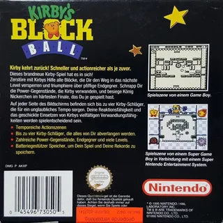 Kirby's Block Ball dos