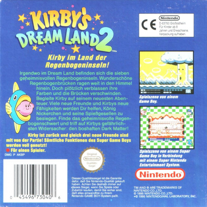 Kirby's Dream Land 2 dos