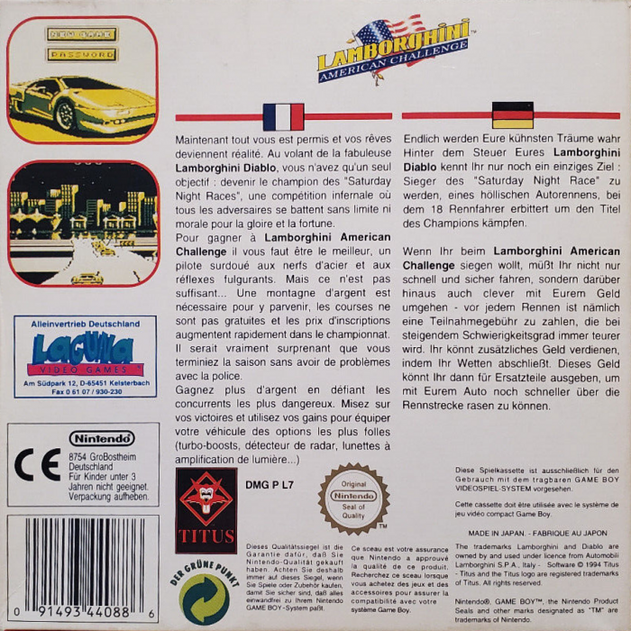 Lamborghini American Challenge - Dos