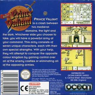 Legend of Prince Valiant, The dos