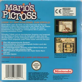 Mario's Picross dos
