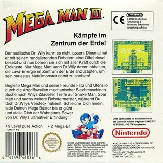 Mega Man III dos