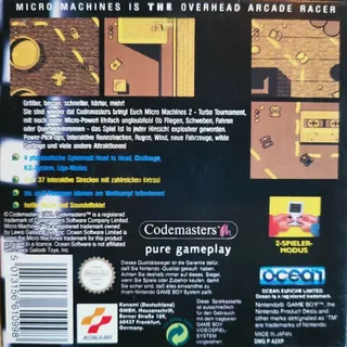 Micro Machines 2 - Turbo Tournament dos