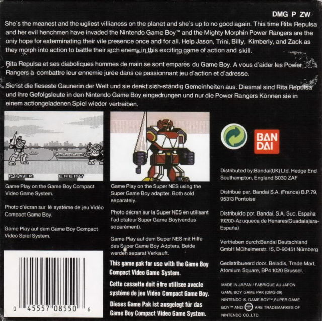 Mighty Morphin Power Rangers - Dos