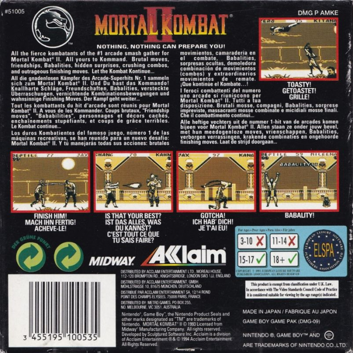 Mortal Kombat II - Dos