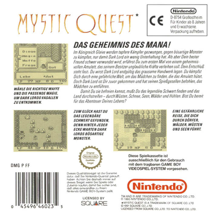 Mystic Quest - Dos