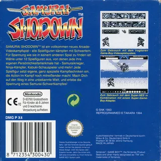 Nettou Samurai Spirits dos