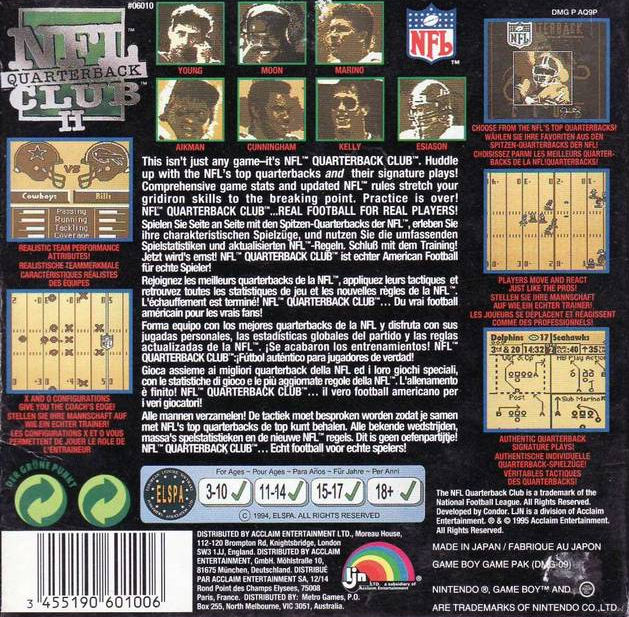 Nfl Quarterback Club 2 dos