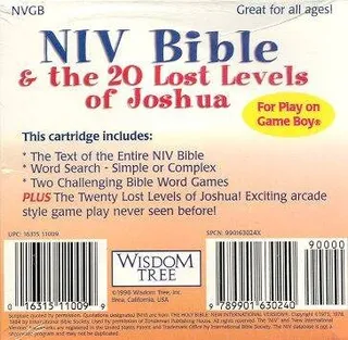 NIV Bible & the 20 Lost Levels of Joshua dos