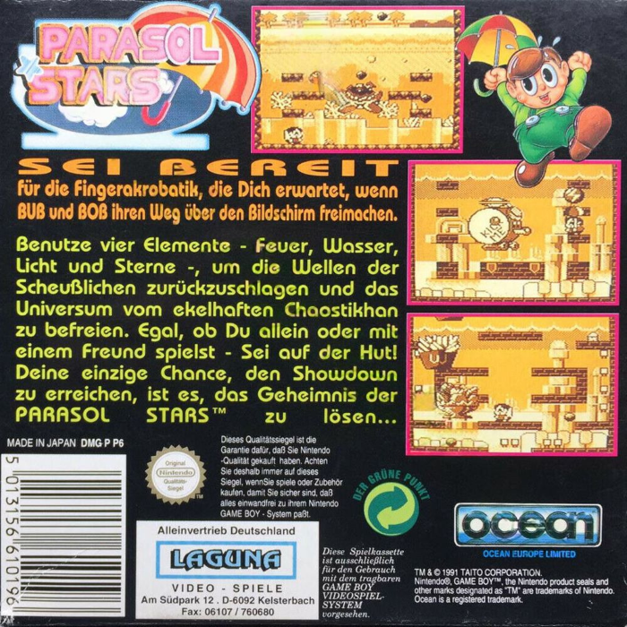 Parasol Stars: Rainbow Islands II - Dos