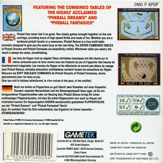 Pinball Deluxe dos