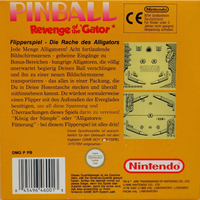 Pinball : Revenge of the 'Gator - Dos