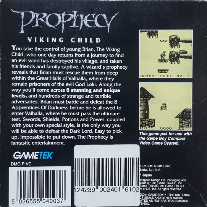 Prophecy : The Viking Child - Dos