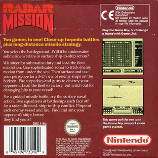 Radar Mission dos