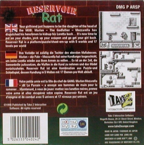 Jaquette arrière