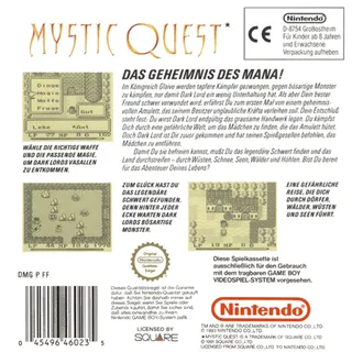 Seiken Densetsu - Final Fantasy Gaiden dos