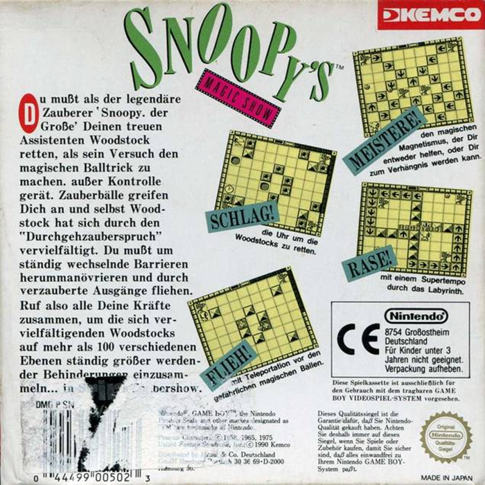 Snoopy : Magic Show - Dos