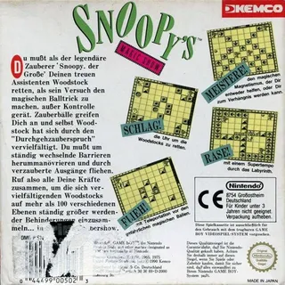 Snoopy : Magic Show dos