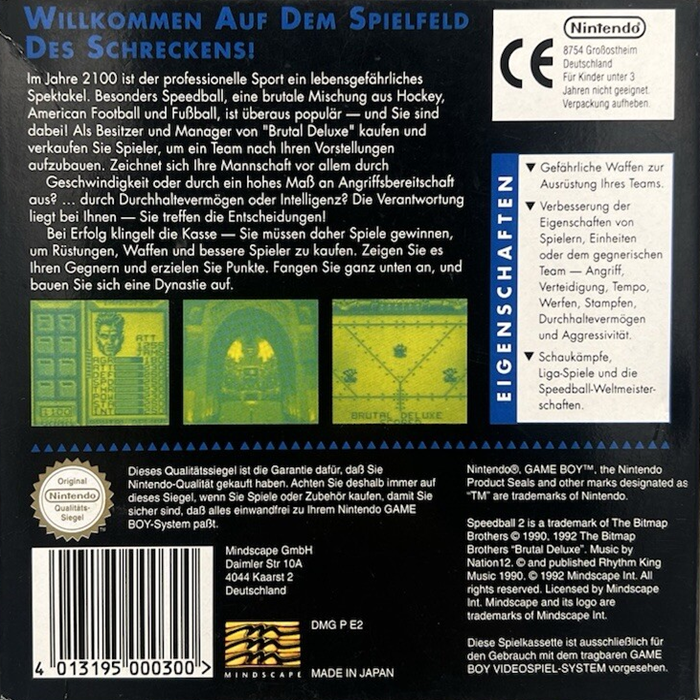 Speedball 2 : Brutal Deluxe - Dos