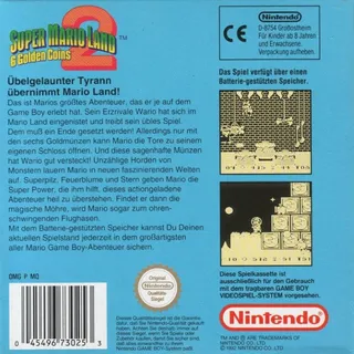 Super Mario Land 2 : 6 Golden Coins dos