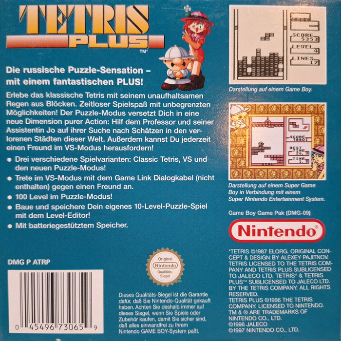 Tetris Plus - Dos