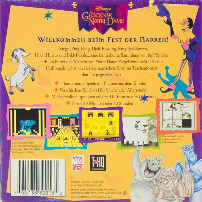 The Hunchback of Notre Dame : 5 Foolishly Fun Tops - Dos