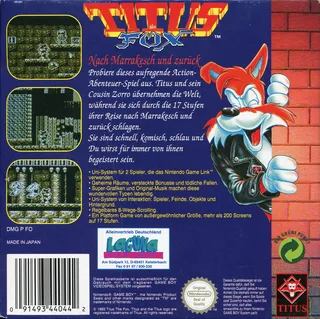 Titus the Fox : To Marrakech and Back dos