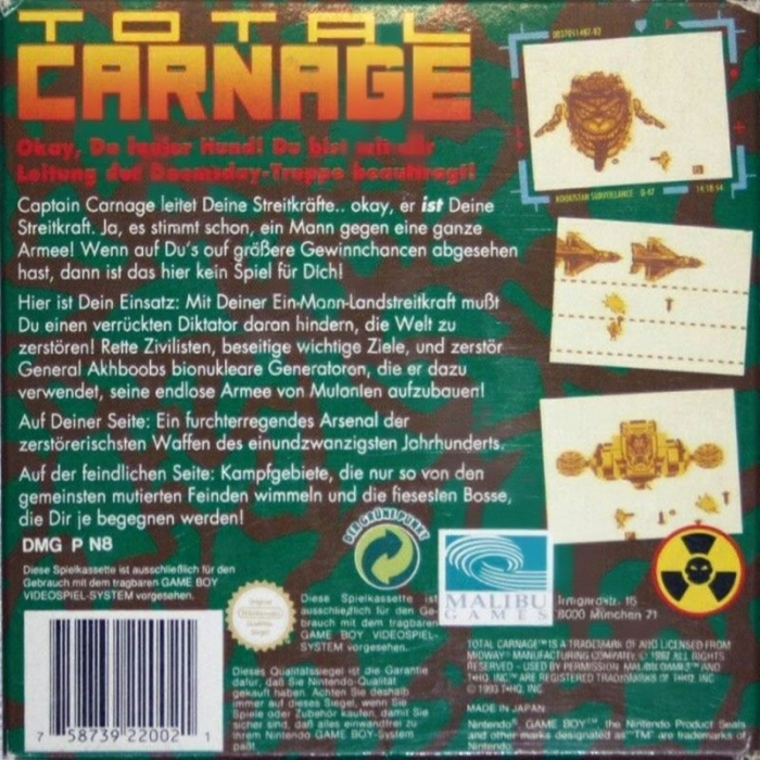 Total Carnage - Dos