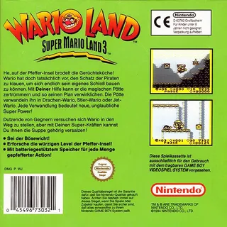 Wario Land : Super Mario Land 3 dos