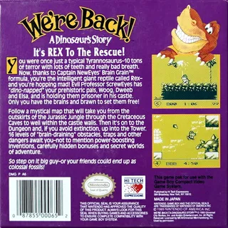 We're Back! : A Dinosaur's Story dos