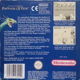 Wizards & Warriors Chapter X - The Fortress of Fear dos