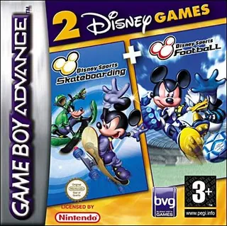 2 Disney Games - Disney Sports - Football + Disney Sports - Skateboarding