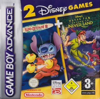 2 Disney Games - Lilo & Stitch 2 + Peter Pan - Return to Neverland
