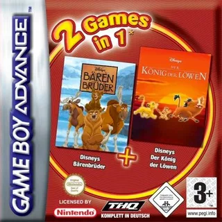 2 Games In 1 - Brother Bear + The Lion King