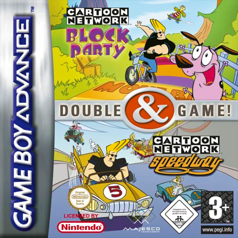 2 Games in 1 : Cartoon Network Block Party + Cartoon Network Speedway