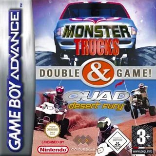 2 Games In 1 - Double Value! - Monster Trucks + Quad Desert Fury