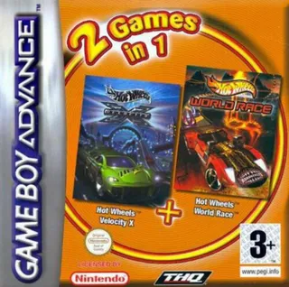 2 Games in 1 - Hot Wheels - Velocity X + Hot Wheels - World Race